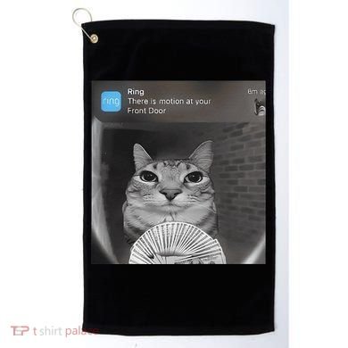 Ring There Is Motion At Your Front Door Funny Golf Towel
