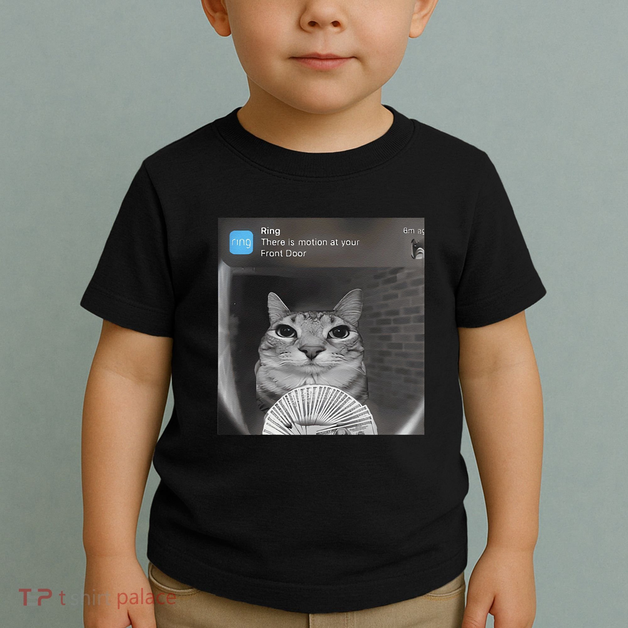 Ring There Is Motion At Your Front Door Funny Toddler T-Shirt