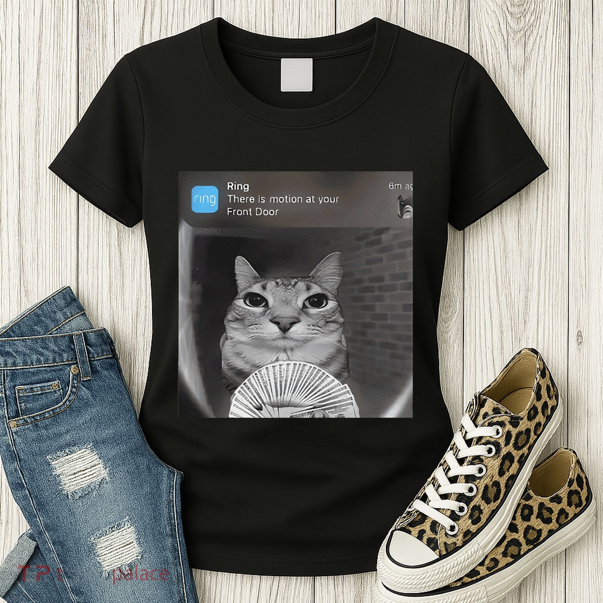 Ring There Is Motion At Your Front Door Funny Women's T-Shirt