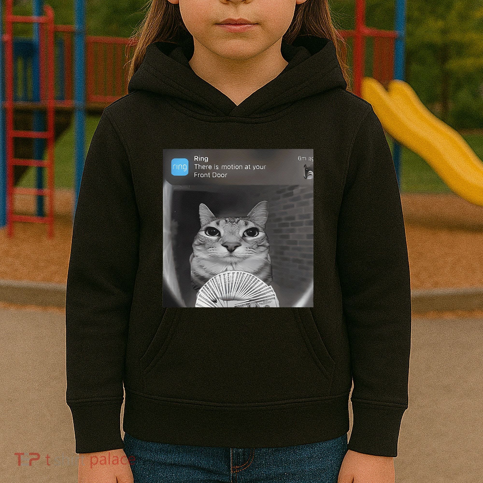 Ring There Is Motion At Your Front Door Funny Kids Hoodie
