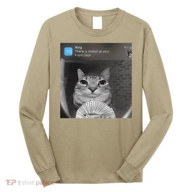 Ring There Is Motion At Your Front Door Funny Long Sleeve Shirt