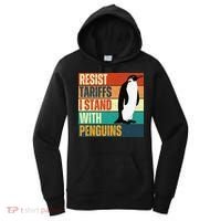 Resist Tariffs I Stand With Penguins Women's Hoodie thumb 0