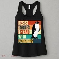 Resist Tariffs I Stand With Penguins Women's Tank Top thumb 3