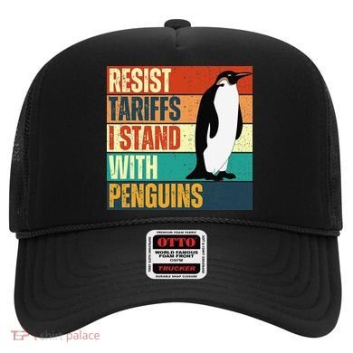 Resist Tariffs I Stand With Penguins Hat