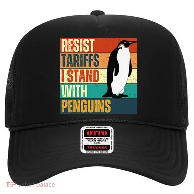 Resist Tariffs I Stand With Penguins Hat