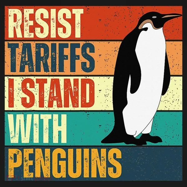 Resist Tariffs I Stand With Penguins Toddler Hoodie
