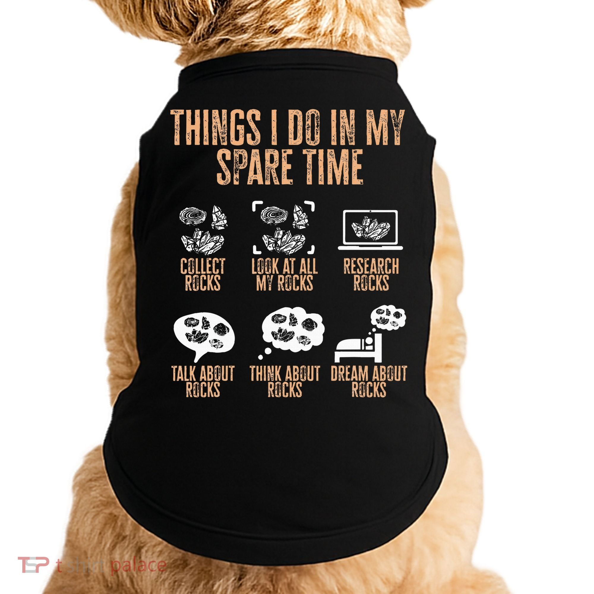 Rockhound Things I Do In My Spare Time Rock Collecting Doggie Tank