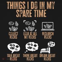 Rockhound Things I Do In My Spare Time Rock Collecting Sweatshirt thumb 3