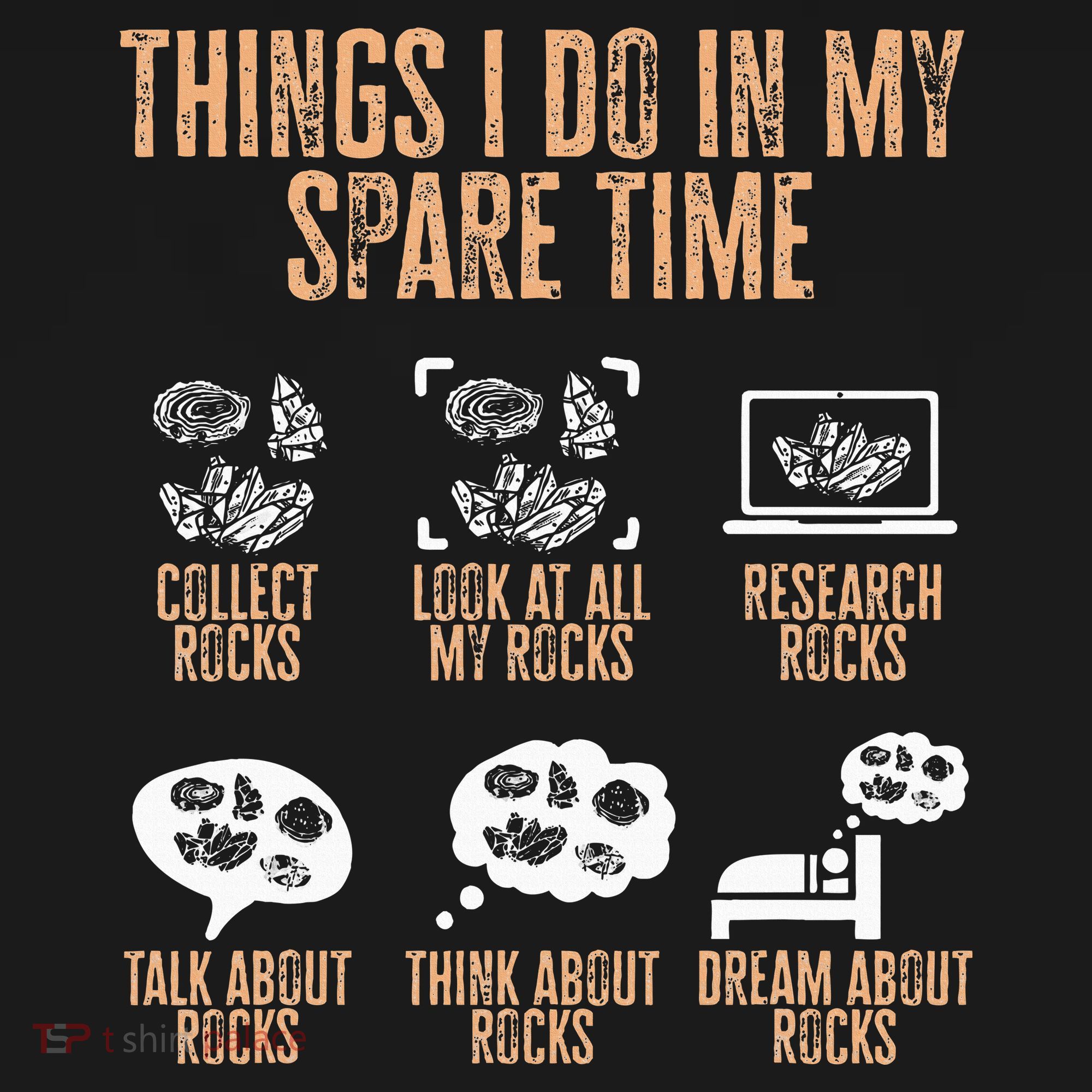 Rockhound Things I Do In My Spare Time Rock Collecting Women's Hoodie