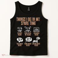 Rockhound Things I Do In My Spare Time Rock Collecting Tank Top thumb 2