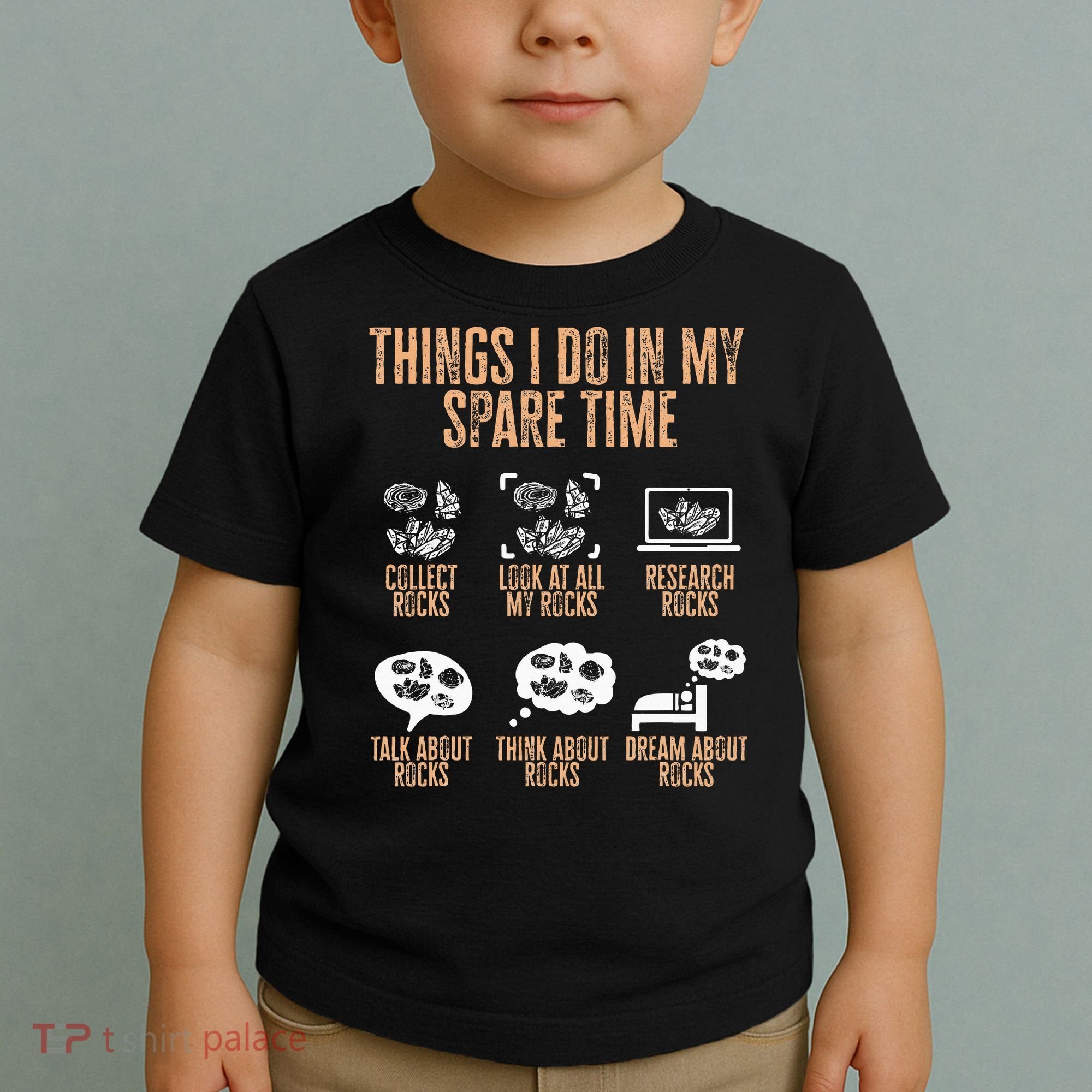 Rockhound Things I Do In My Spare Time Rock Collecting Toddler T-Shirt