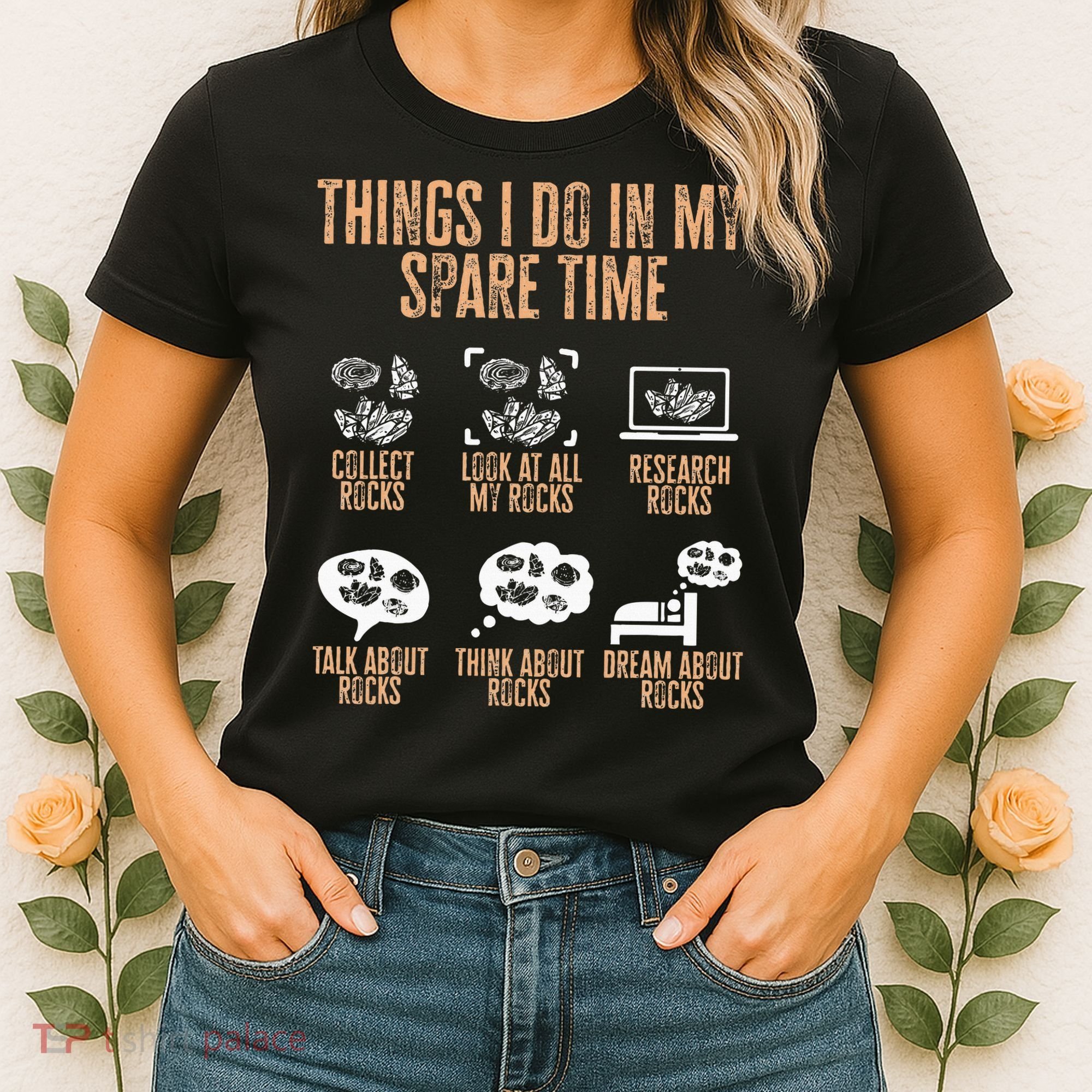 Rockhound Things I Do In My Spare Time Rock Collecting Women's T-Shirt