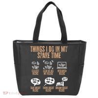 Rockhound Things I Do In My Spare Time Rock Collecting Tote Bag thumb 0