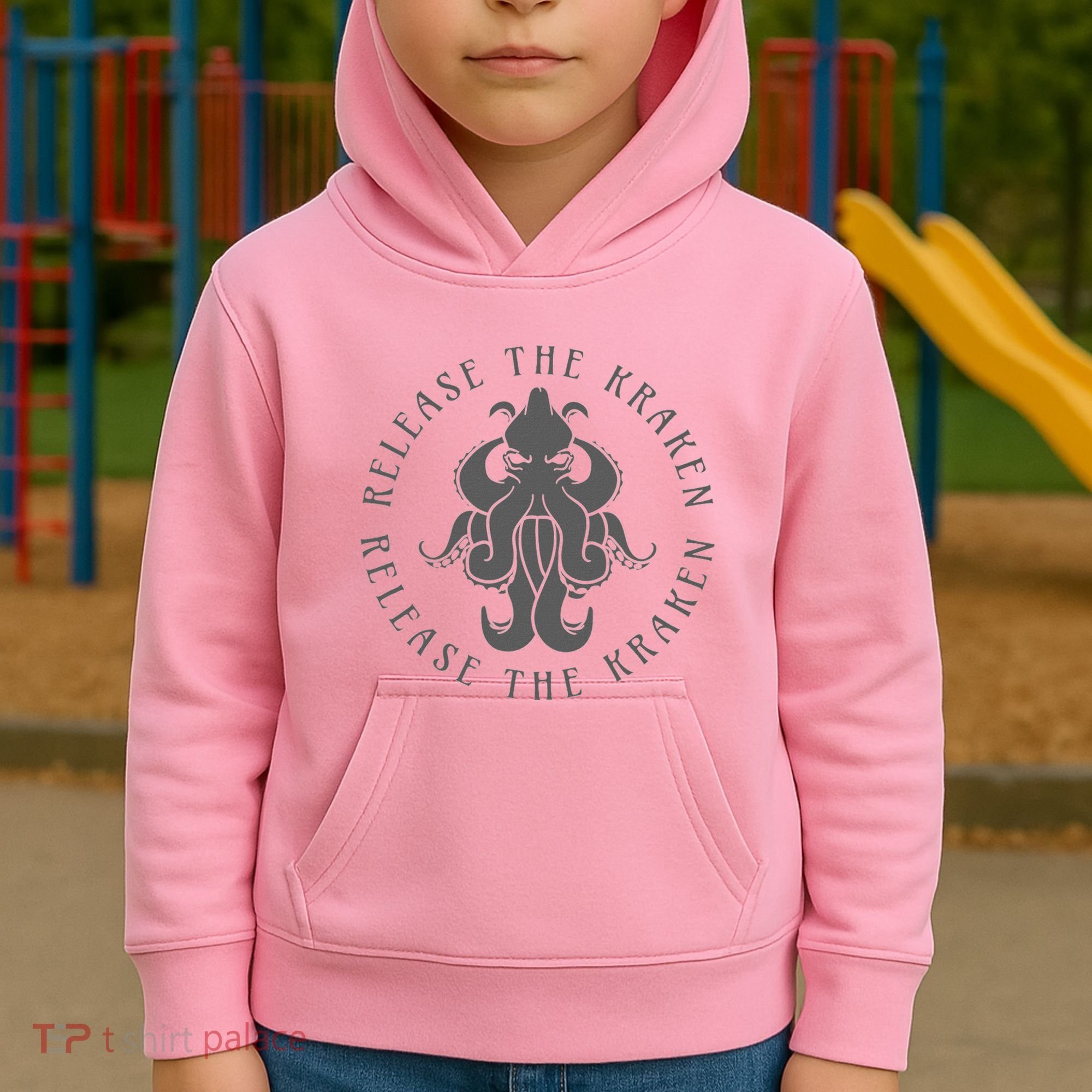 Release The Kraken Kids Hoodie