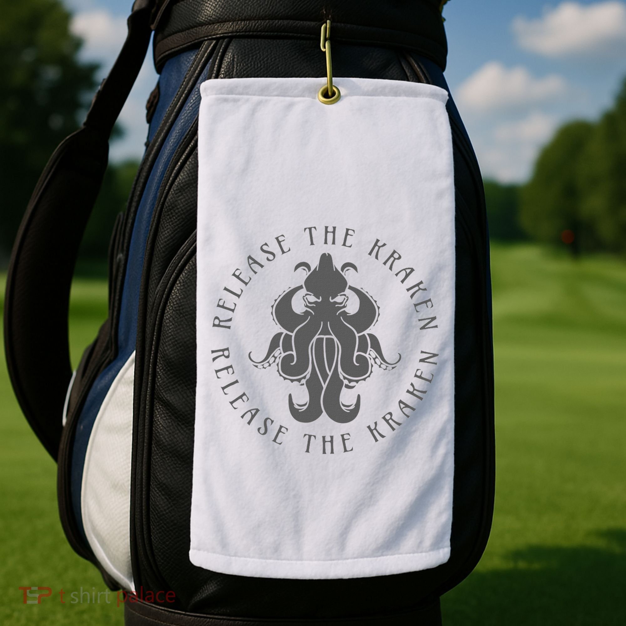 Release The Kraken Golf Towel