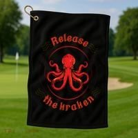 Release The Kraken Golf Towel thumb 1