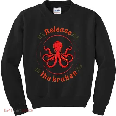 Release The Kraken Kids Sweatshirt