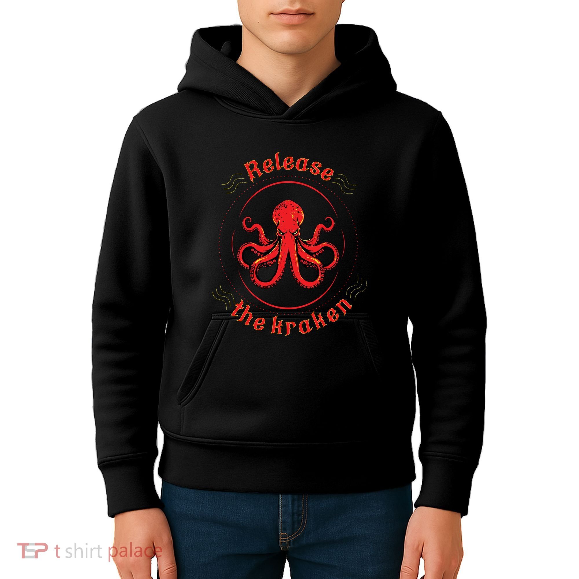 Release The Kraken Kids Hoodie