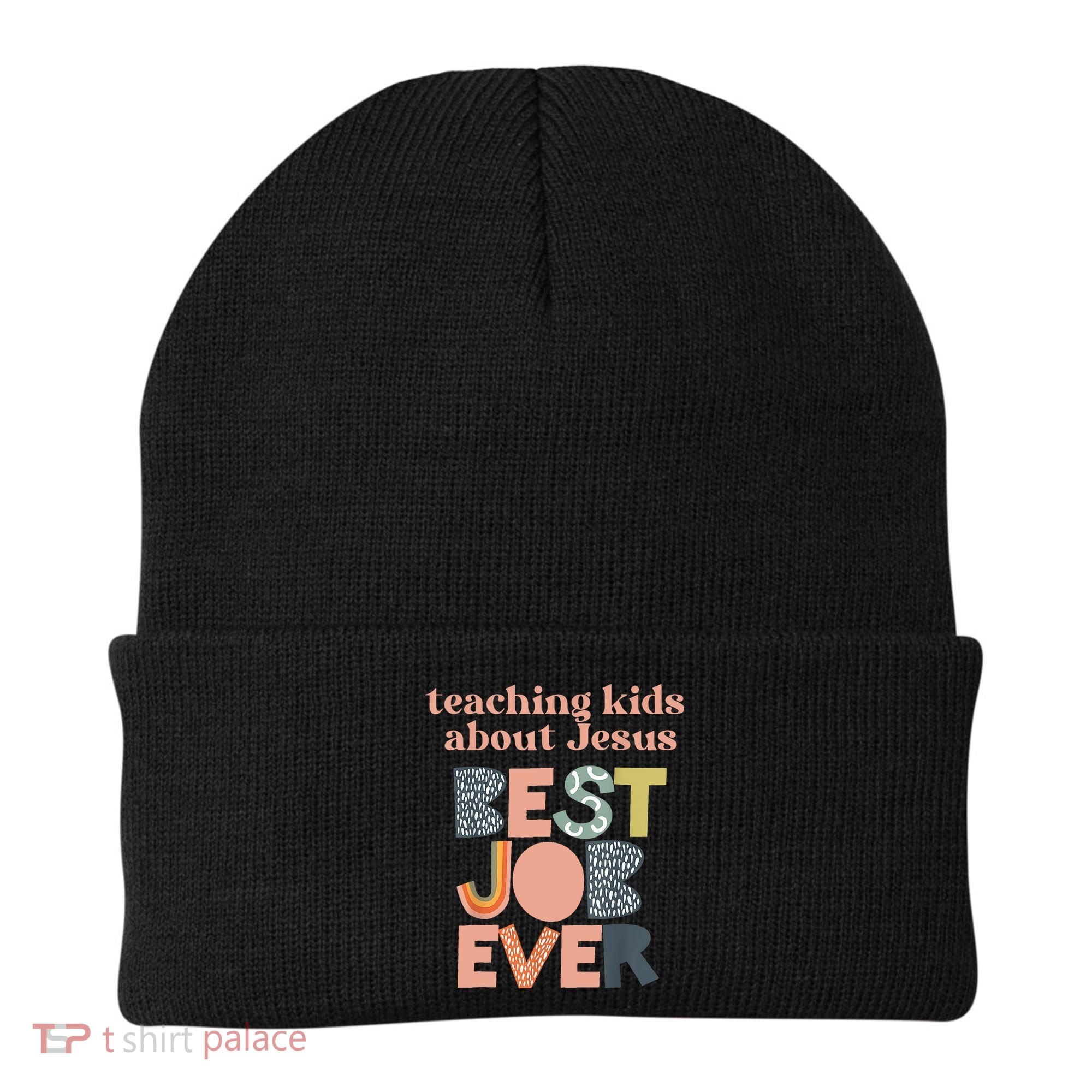 Retro Teaching Kids About Jesus Is The Best Job Ever Beanie