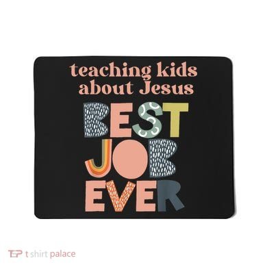 Retro Teaching Kids About Jesus Is The Best Job Ever Mousepad