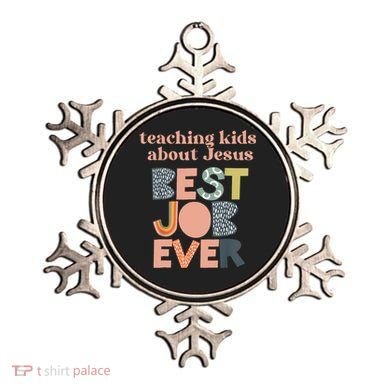 Retro Teaching Kids About Jesus Is The Best Job Ever Ornament