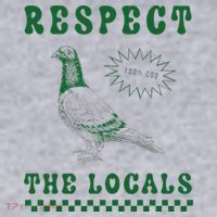 Respect The Local Pigeon Funny Retro Silly Pigeons Lover Women's Sweatshirt thumb 2