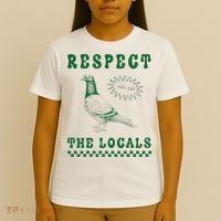 Respect The Local Pigeon Funny Retro Silly Pigeons Lover T-Shirt thumb 4