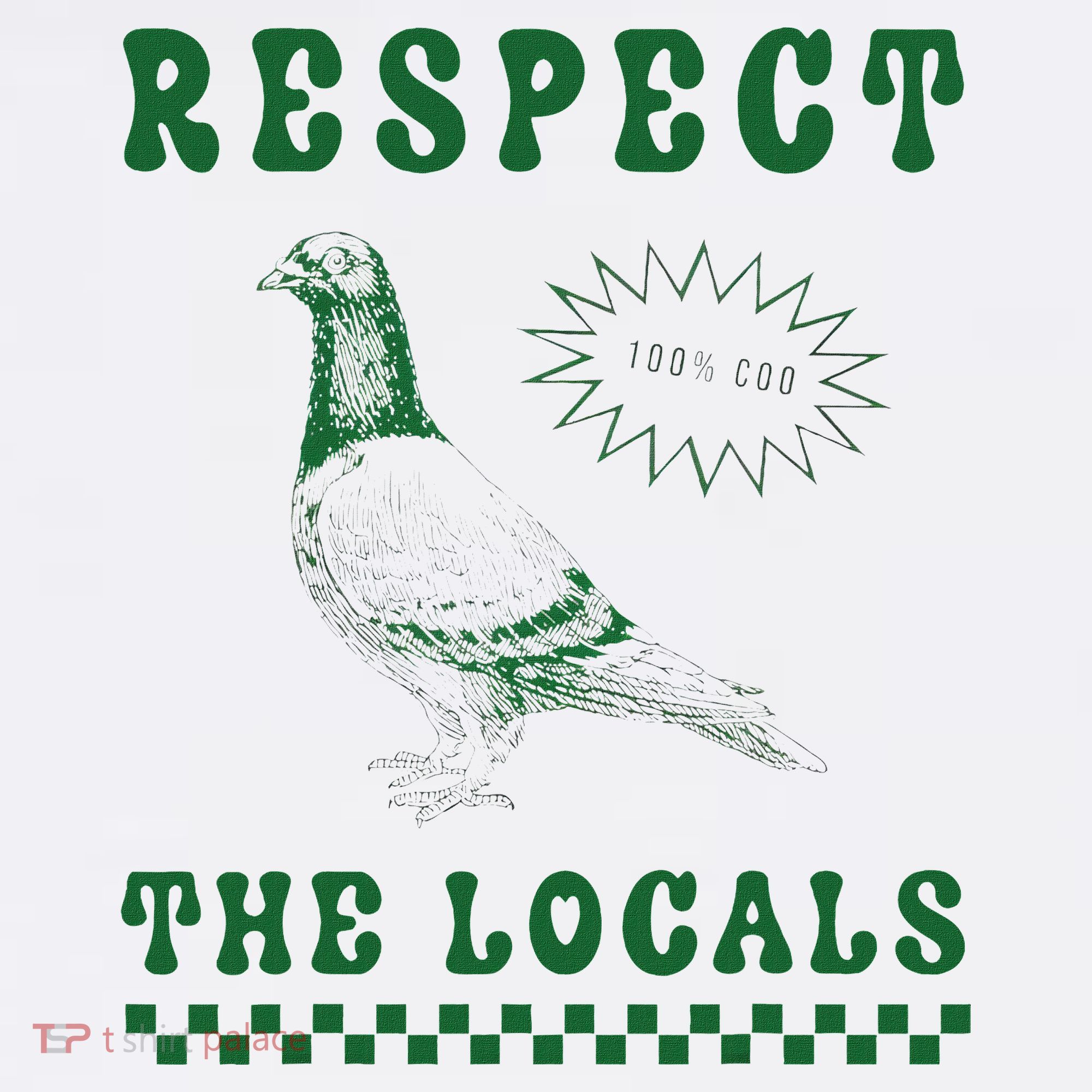Respect The Local Pigeon Funny Retro Silly Pigeons Lover Women's Hoodie