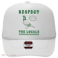 Respect The Local Pigeon Funny Retro Silly Pigeons Lover Hat thumb 0