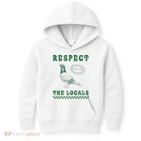 Respect The Local Pigeon Funny Retro Silly Pigeons Lover Kids Hoodie thumb 0