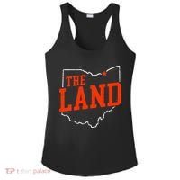 Retro The Land Cleveland Ohio Travel Souvenir Ladies PosiCharge Competitor Racerback Tank thumb 0