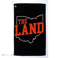 Retro The Land Cleveland Ohio Travel Souvenir Golf Towel thumb 0