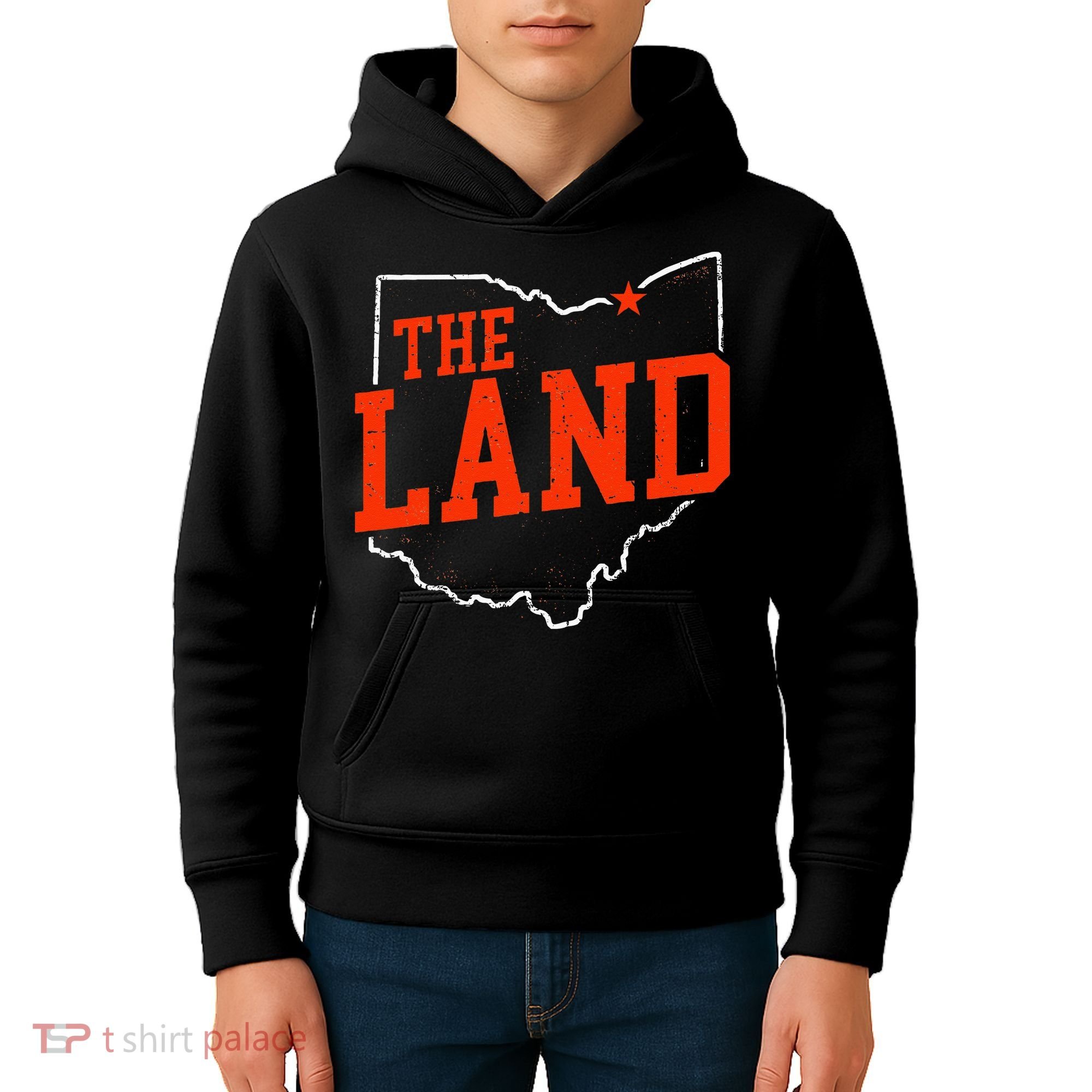 Retro The Land Cleveland Ohio Travel Souvenir Kids Hoodie
