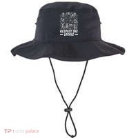 Respect The Locals Wildlife Animal Lover Bucket Hat thumb 0