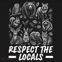 Respect The Locals Wildlife Animal Lover Visor thumb 3