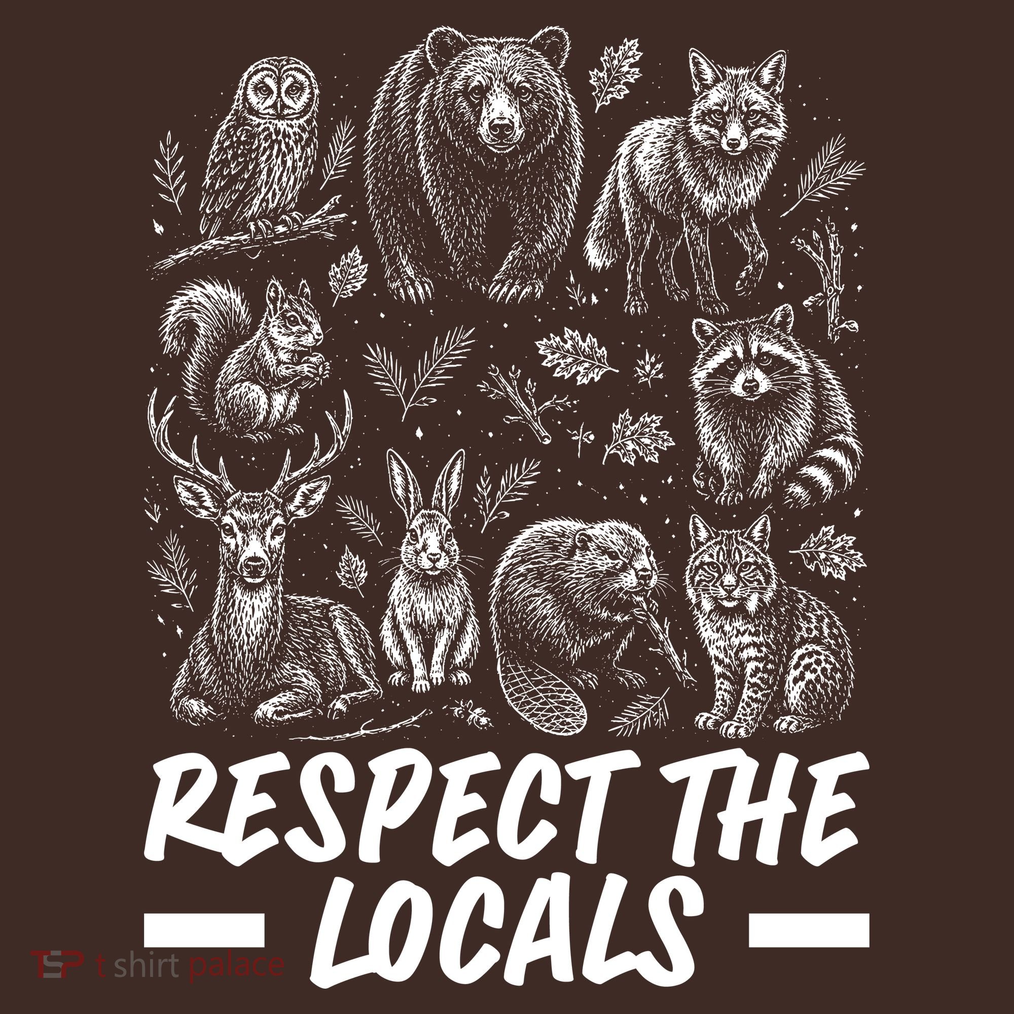 Respect The Locals Wildlife Animal Lover Beanie