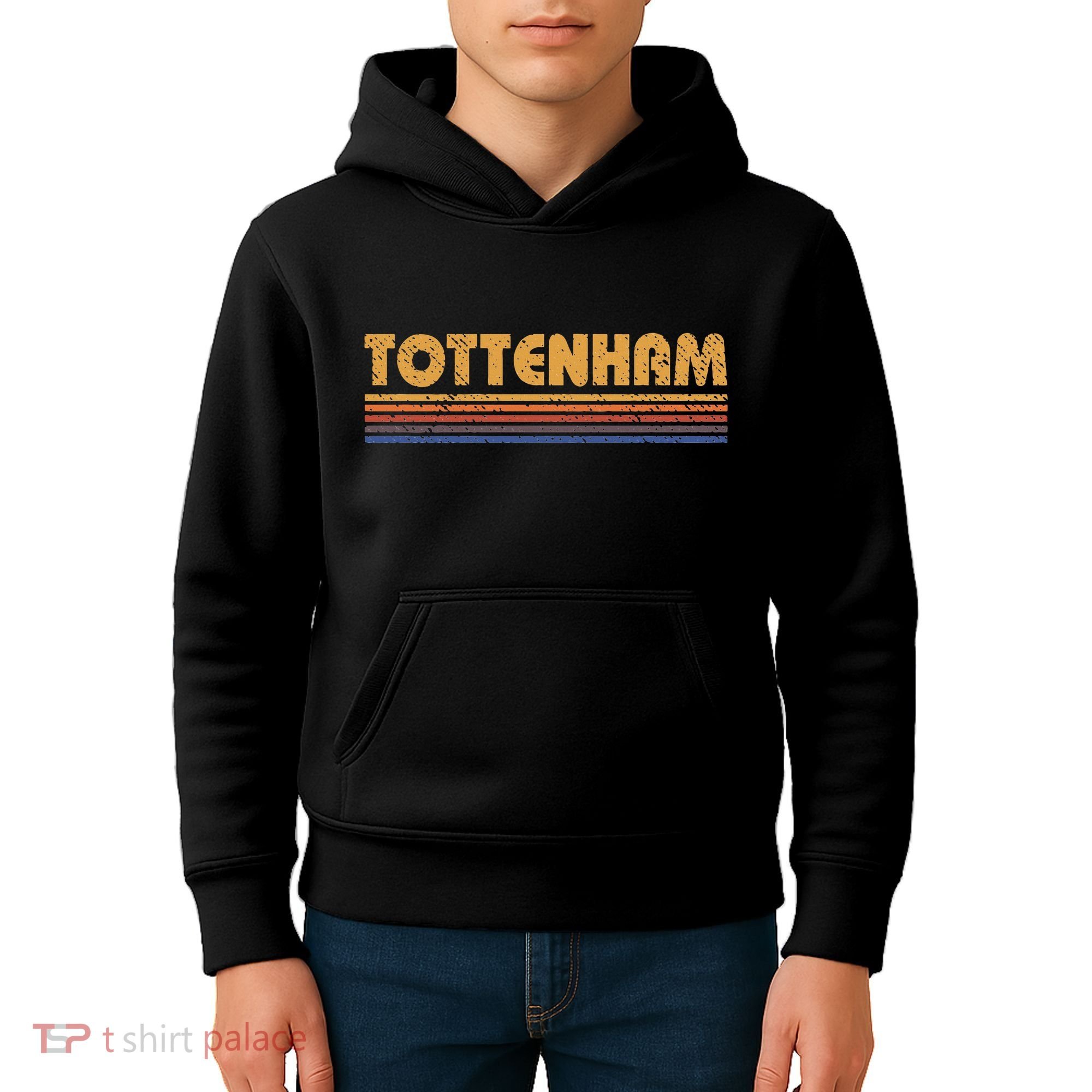 Retro Tottenham London Kids Hoodie
