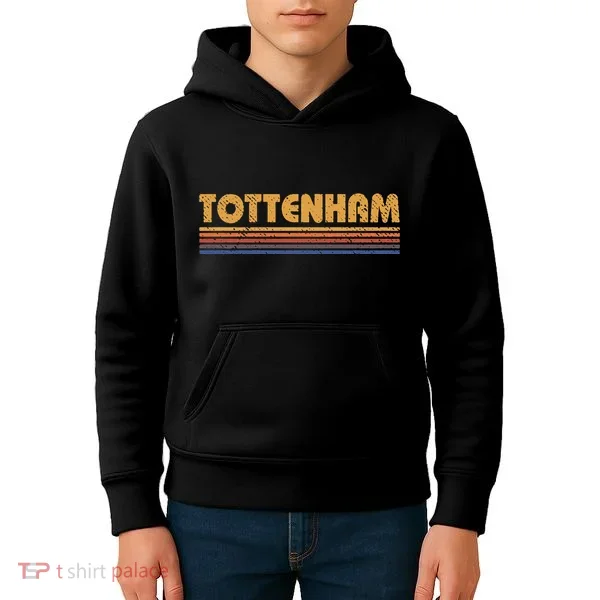 Retro Tottenham London Kids Hoodie