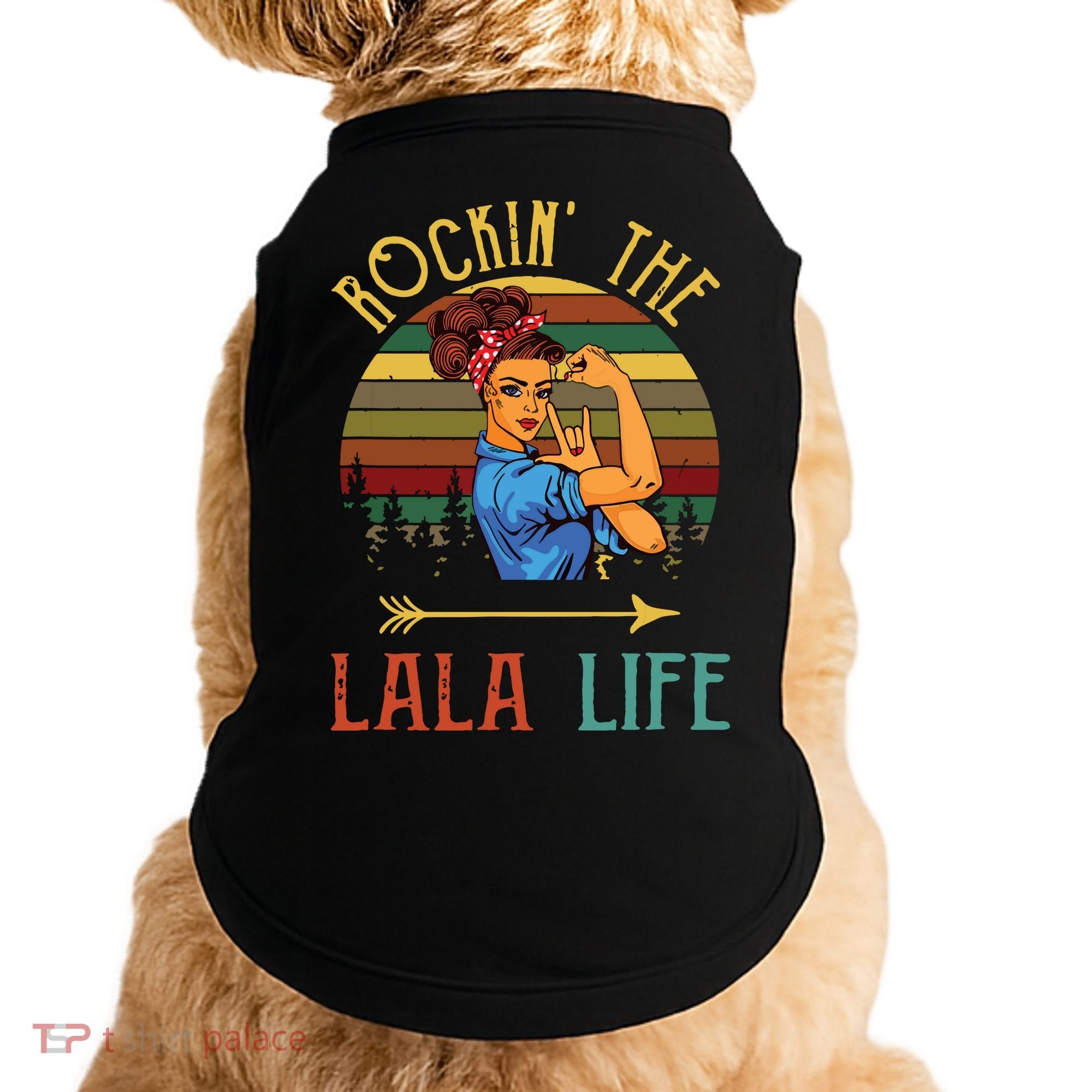Rockin The Lala Life Grandparents Day For Lala Doggie Tank