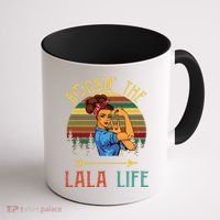 Rockin The Lala Life Grandparents Day For Lala Coffee Mug thumb 1