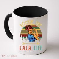 Rockin The Lala Life Grandparents Day For Lala Coffee Mug thumb 0