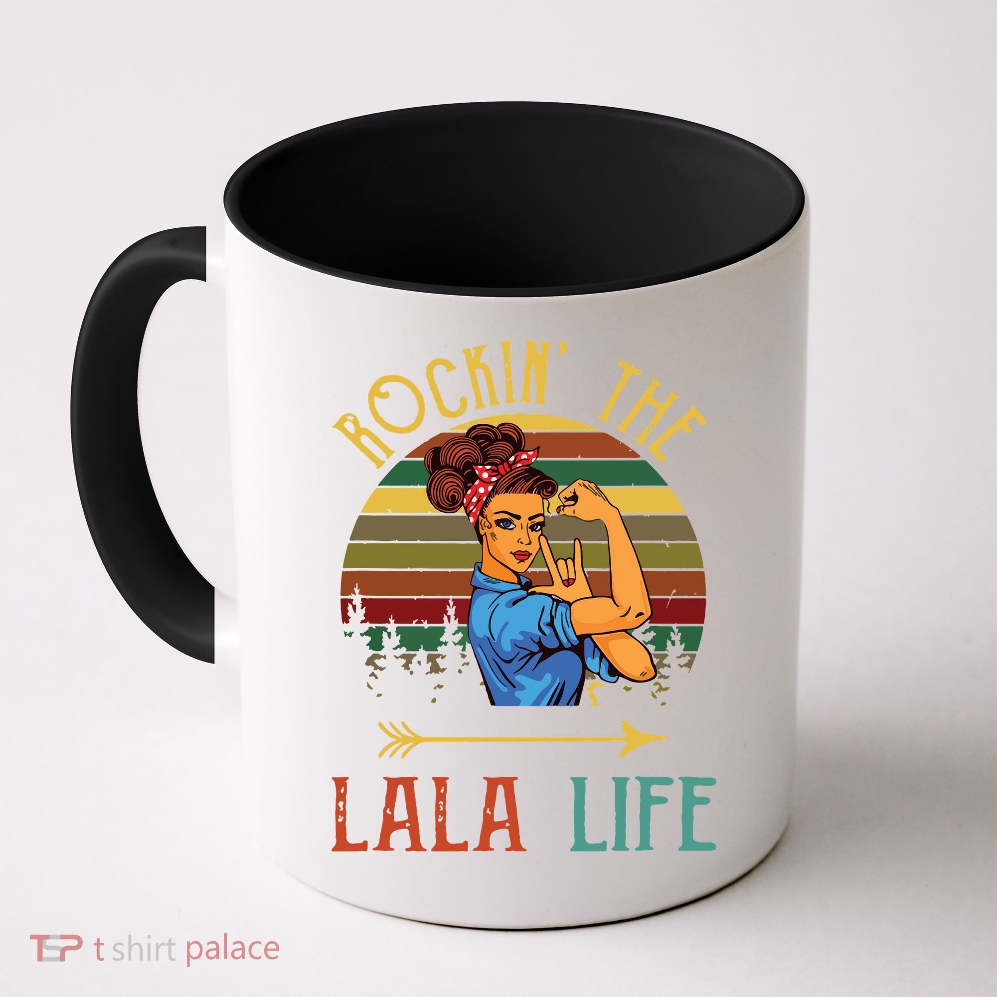 Rockin The Lala Life Grandparents Day For Lala Coffee Mug