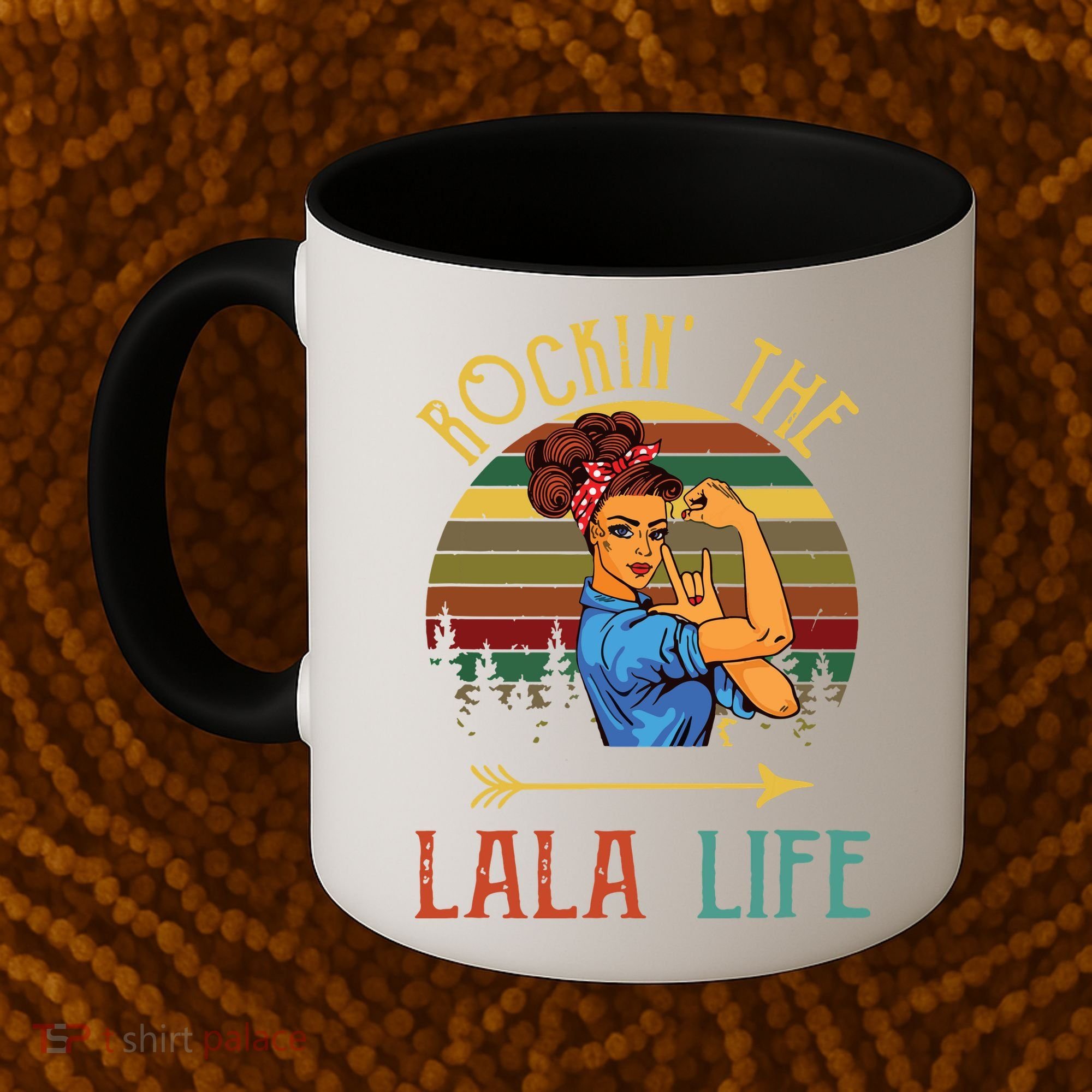 Rockin The Lala Life Grandparents Day For Lala Coffee Mug