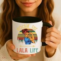 Rockin The Lala Life Grandparents Day For Lala Coffee Mug thumb 3