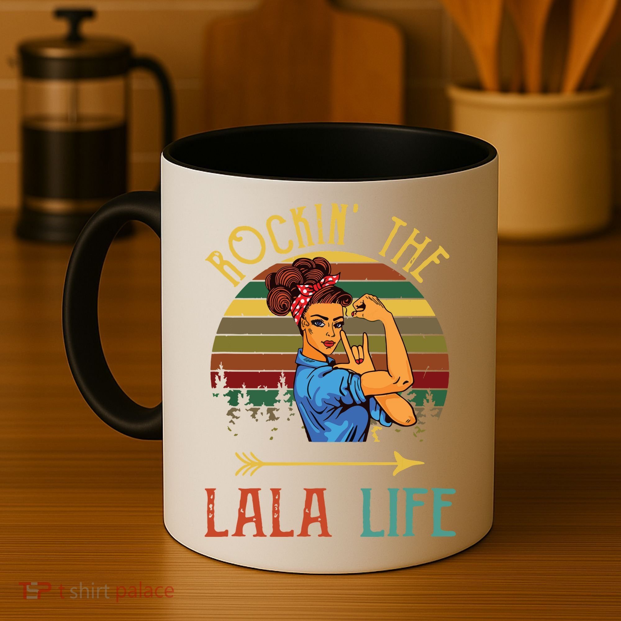 Rockin The Lala Life Grandparents Day For Lala Coffee Mug