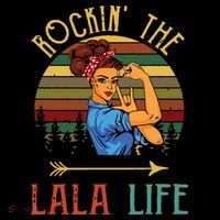 Rockin The Lala Life Grandparents Day For Lala Coffee Mug thumb 5