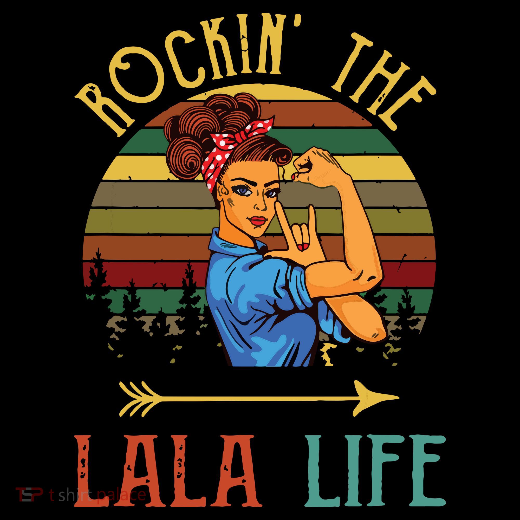 Rockin The Lala Life Grandparents Day For Lala Coffee Mug