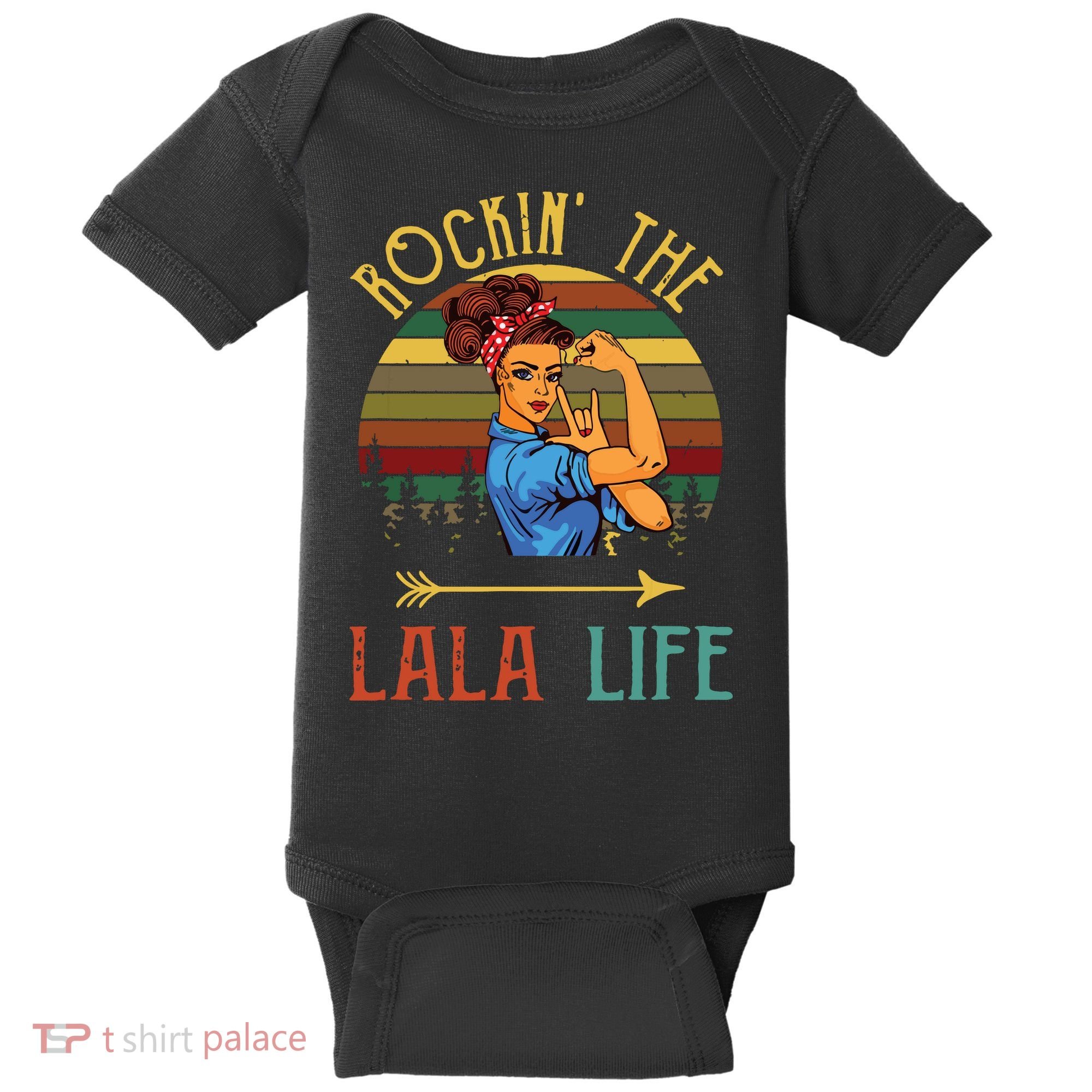 Rockin The Lala Life Grandparents Day For Lala Baby Bodysuit