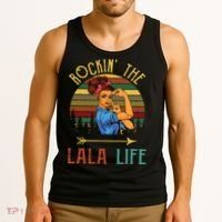 Rockin The Lala Life Grandparents Day For Lala Tank Top thumb 3