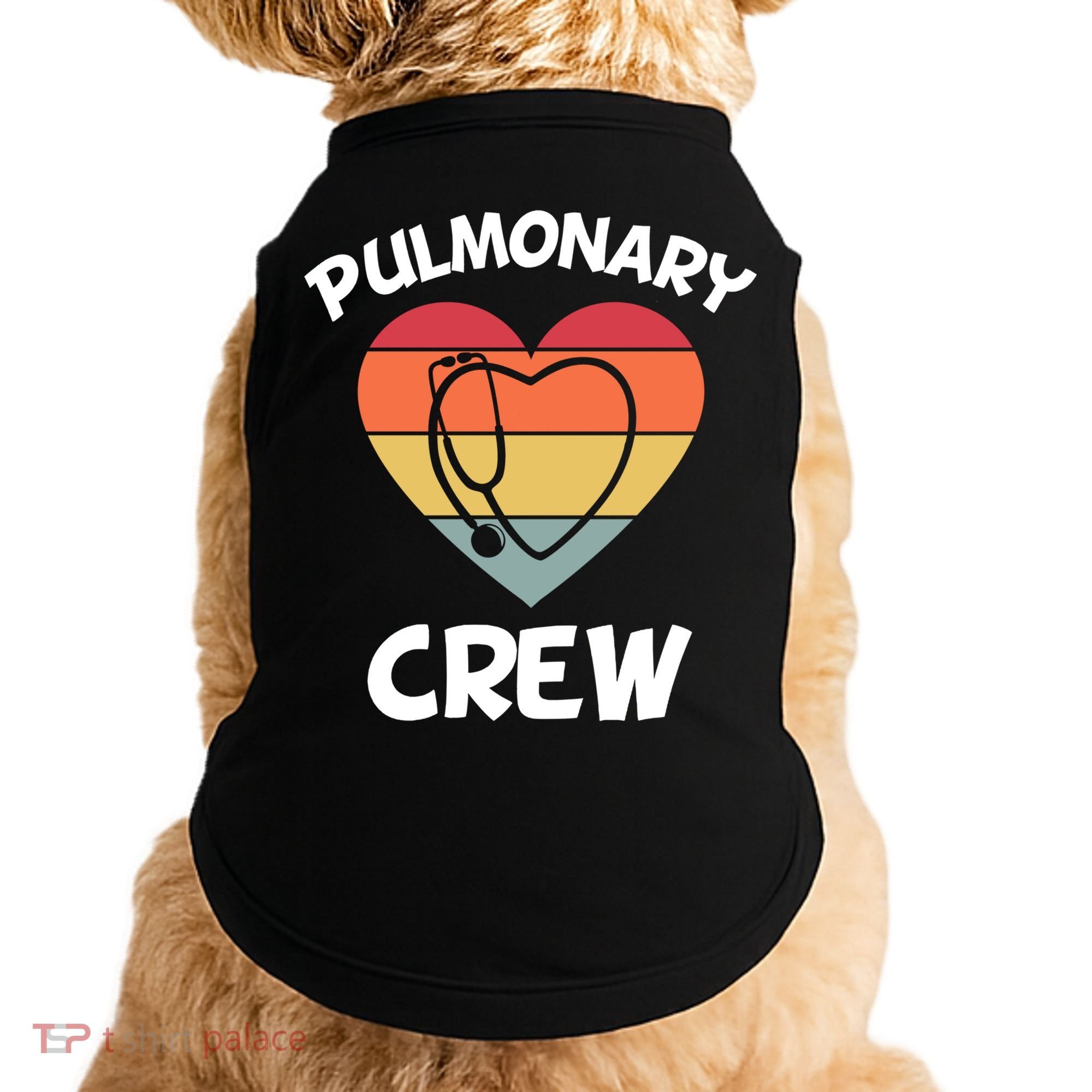 Respiratory Therapy Lung Doctor Pulmonary Crew Asthma Nurse Gift Doggie Tank